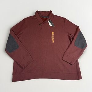 PERRY ELLIS Principles Pullover Sweater w/‎ Shawl Collar - Mens Size XXL - NWT